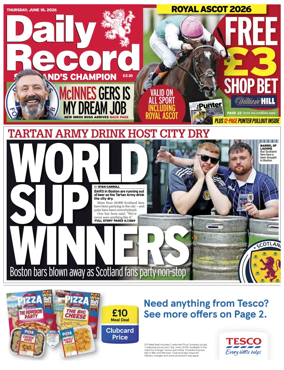 Cover of Daily Record