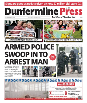 Cover of Dunfermline Press