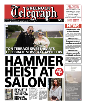 Cover of Greenock Telegraph