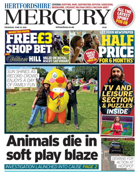 Cover of Hertfordshire Mercury
