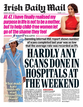 Cover of Irish Daily Mail