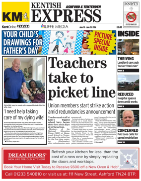 Cover of Kentish Express Ashford & District