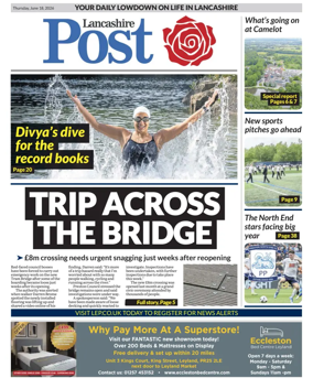 Cover of Lancashire Evening Post