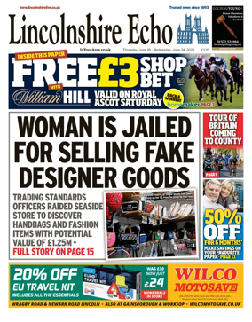 Cover of Lincolnshire Echo