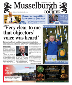 Cover of Musselburgh Courier