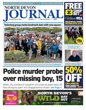 Cover of North Devon Journal