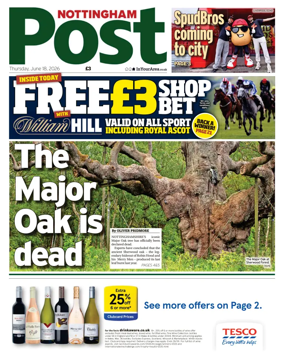 Cover of Nottingham Post