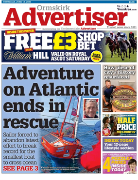 Cover of Ormskirk Advertiser