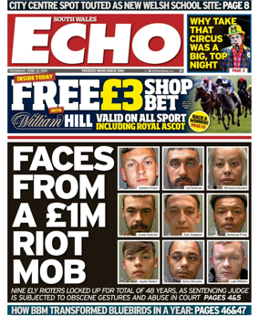 Cover of South Wales Echo