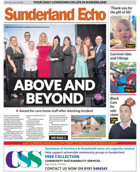 Cover of Sunderland Echo