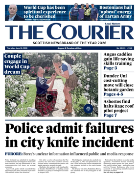Cover of The Courier & Advertiser (Angus and Dundee)