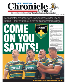 Cover of The Northampton Chronicle and Echo