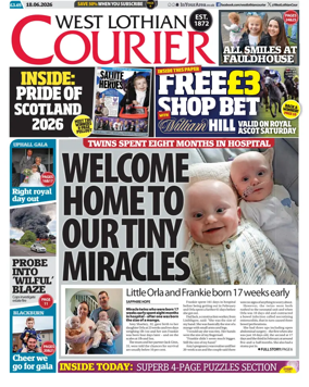 Cover of West Lothian Courier