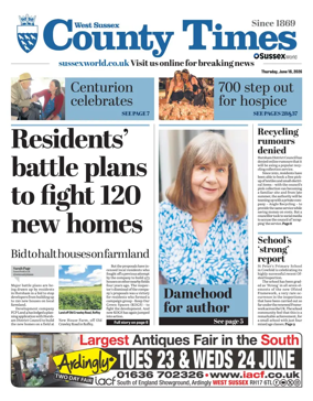Cover of West Sussex County Times