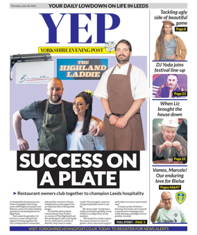 Cover of Yorkshire Evening Post