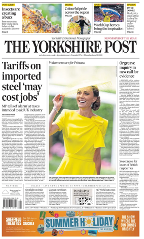 Cover of Yorkshire Post