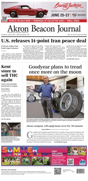 Cover of Akron Beacon Journal