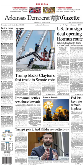 Cover of Arkansas Democrat-Gazette