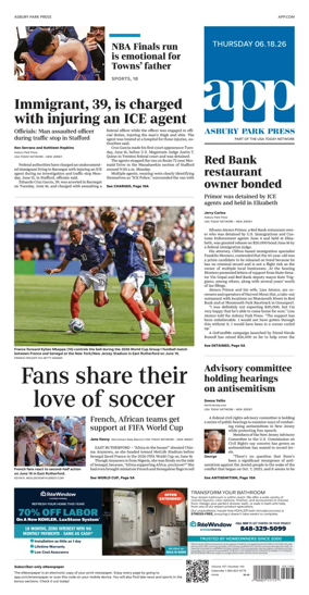 Cover of Asbury Park Press