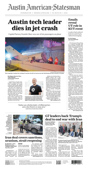 Cover of Austin American-Statesman
