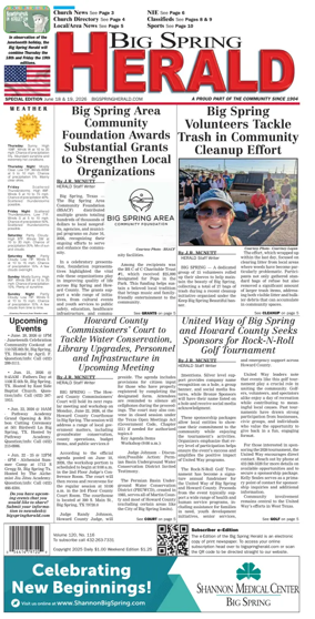 Cover of Big Spring Herald