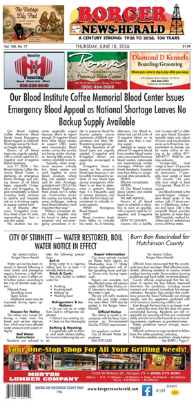 Cover of Borger News-Herald