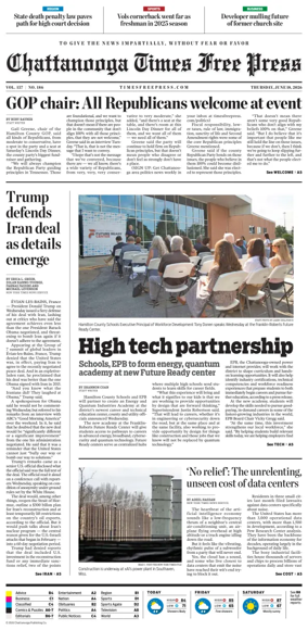 Cover of Chattanooga Times Free Press