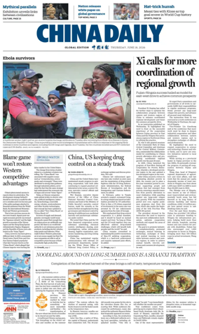 Cover of China Daily Global Edition (USA)