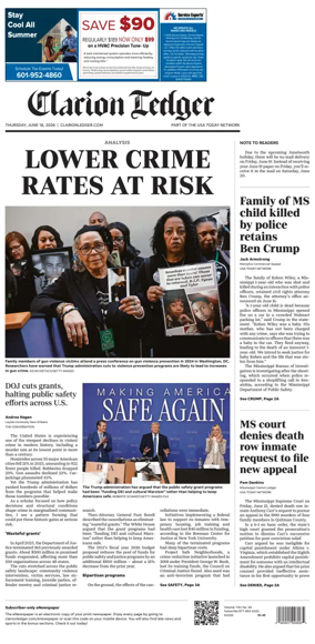 Cover of Clarion Ledger