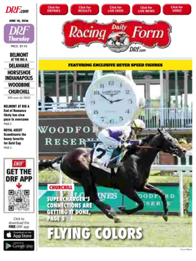 Cover of Daily Racing Form National Digital Edition