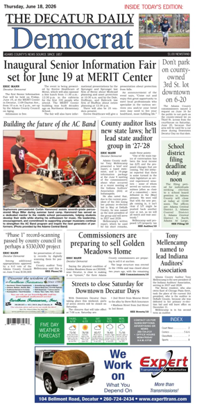 Cover of The Decatur Daily Democrat