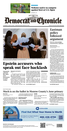 Cover of Democrat and Chronicle