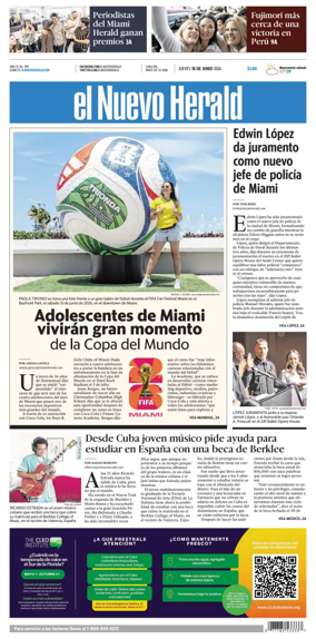 Cover of El Nuevo Herald