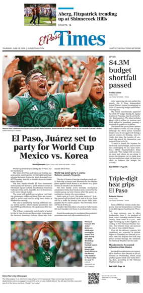Cover of El Paso Times