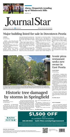 Cover of Journal Star (Peoria)