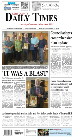 Cover of Kent County Daily Times