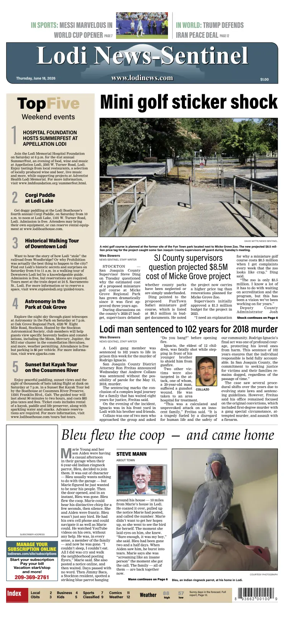 Cover of Lodi News-Sentinel