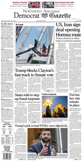 Cover of Northwest Arkansas Democrat-Gazette