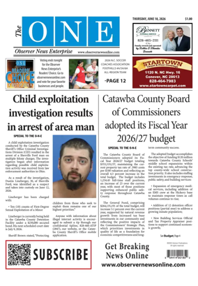 Cover of Observer News Enterprise