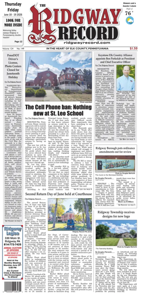 Cover of Ridgway Record