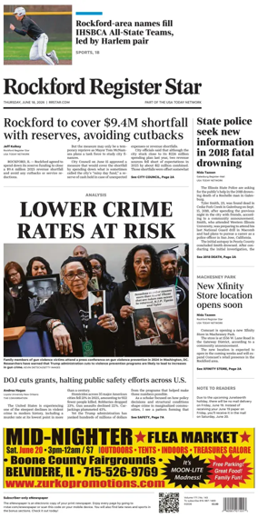 Cover of Rockford Register Star