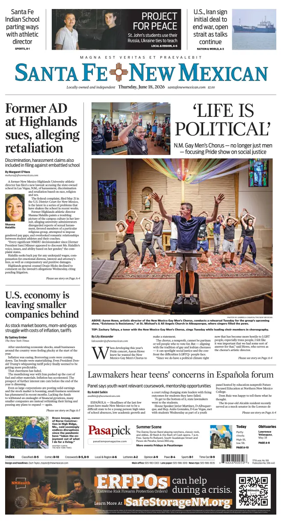Cover of Santa Fe New Mexican