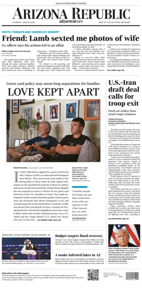 Cover of The Arizona Republic