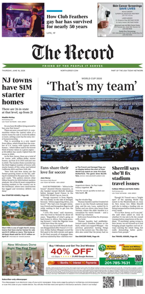 Cover of The Bergen Record