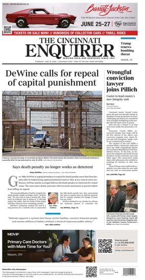 Cover of The Cincinnati Enquirer
