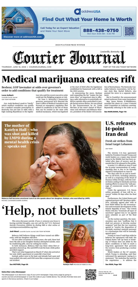 Cover of The Courier-Journal (Louisville)