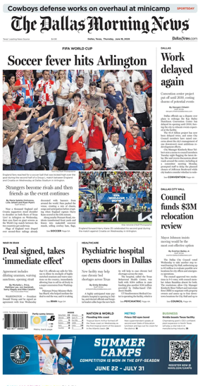 Cover of The Dallas Morning News