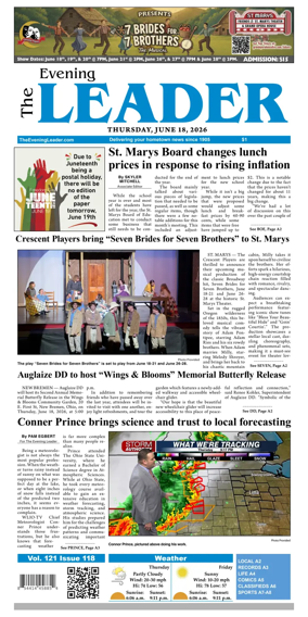 Cover of The Evening Leader