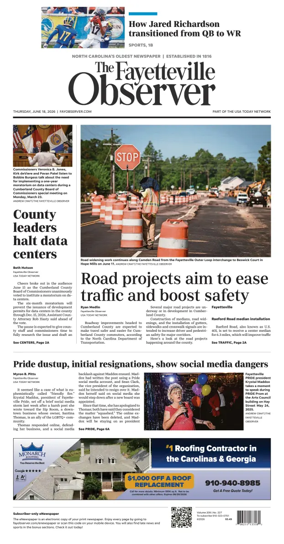 Cover of The Fayetteville Observer