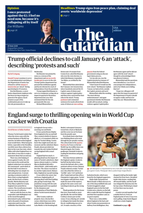 Cover of The Guardian (USA)